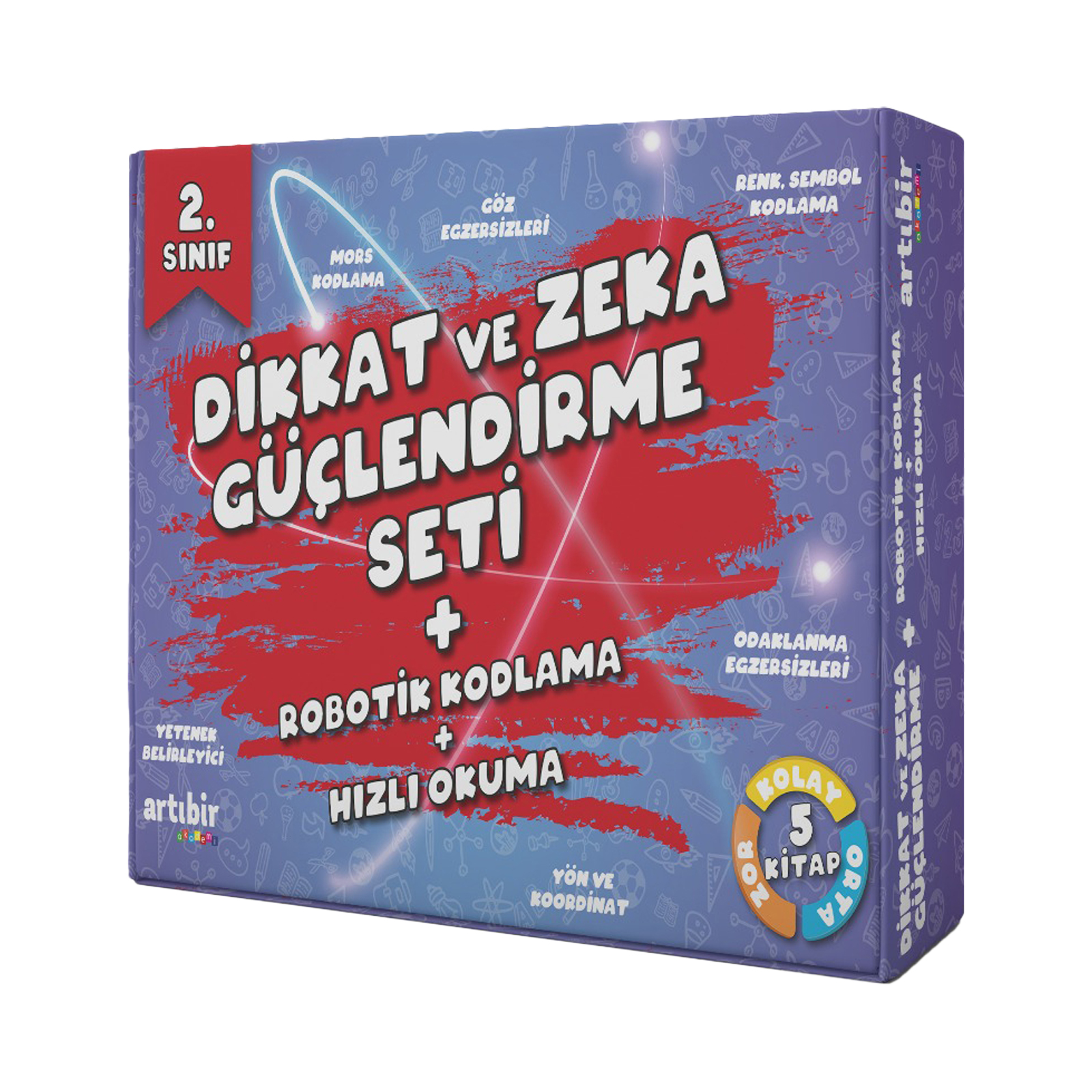 Artı Bir Yayınları - 2. Sınıf Dikkat ve Zeka Güçlendirme Seti