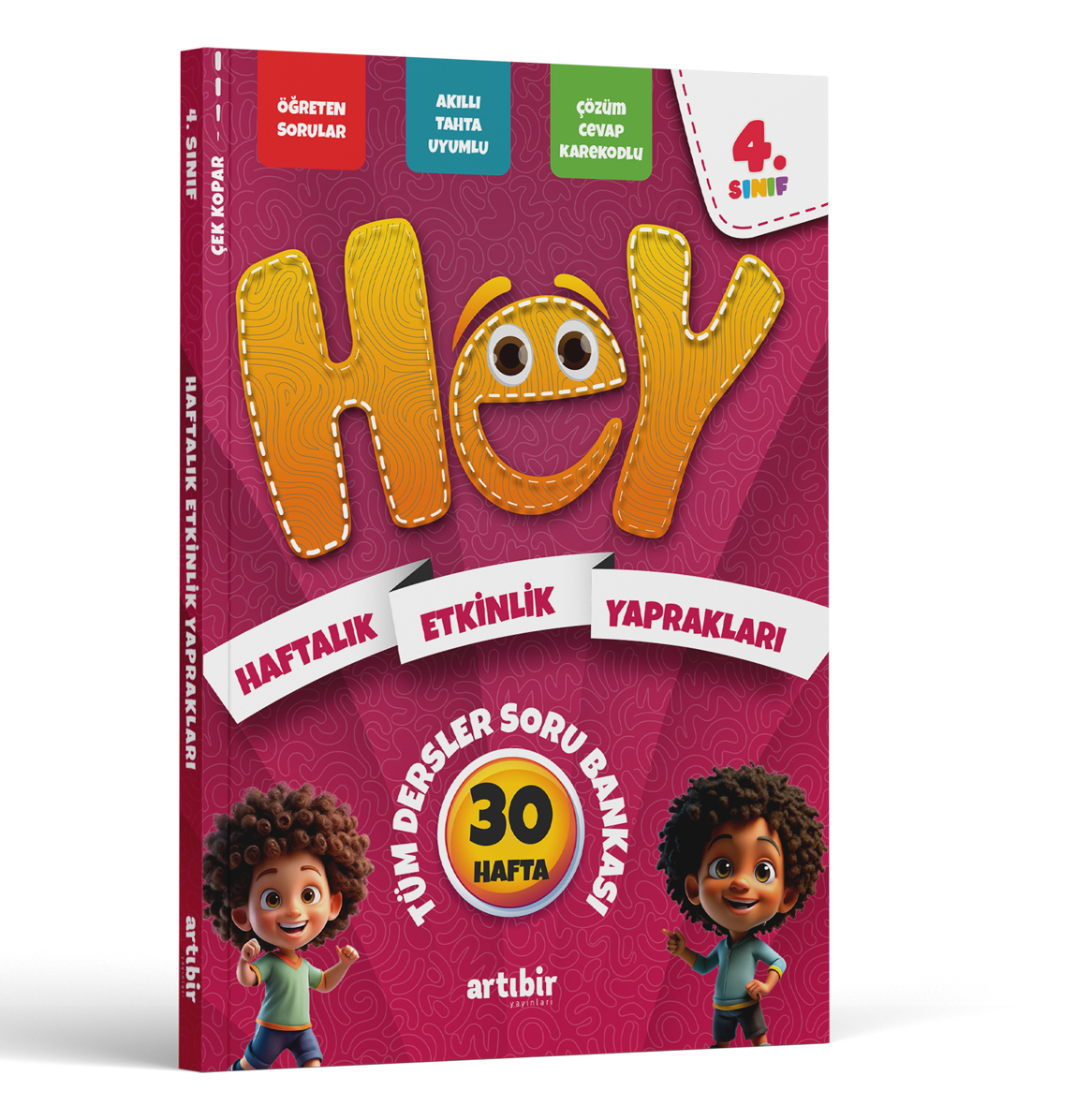 Artı Bir Yayınları - 4. Sınıf (HEY) Tüm Dersler Soru Bankası (Haftalık Etkinlik Yaprakları)