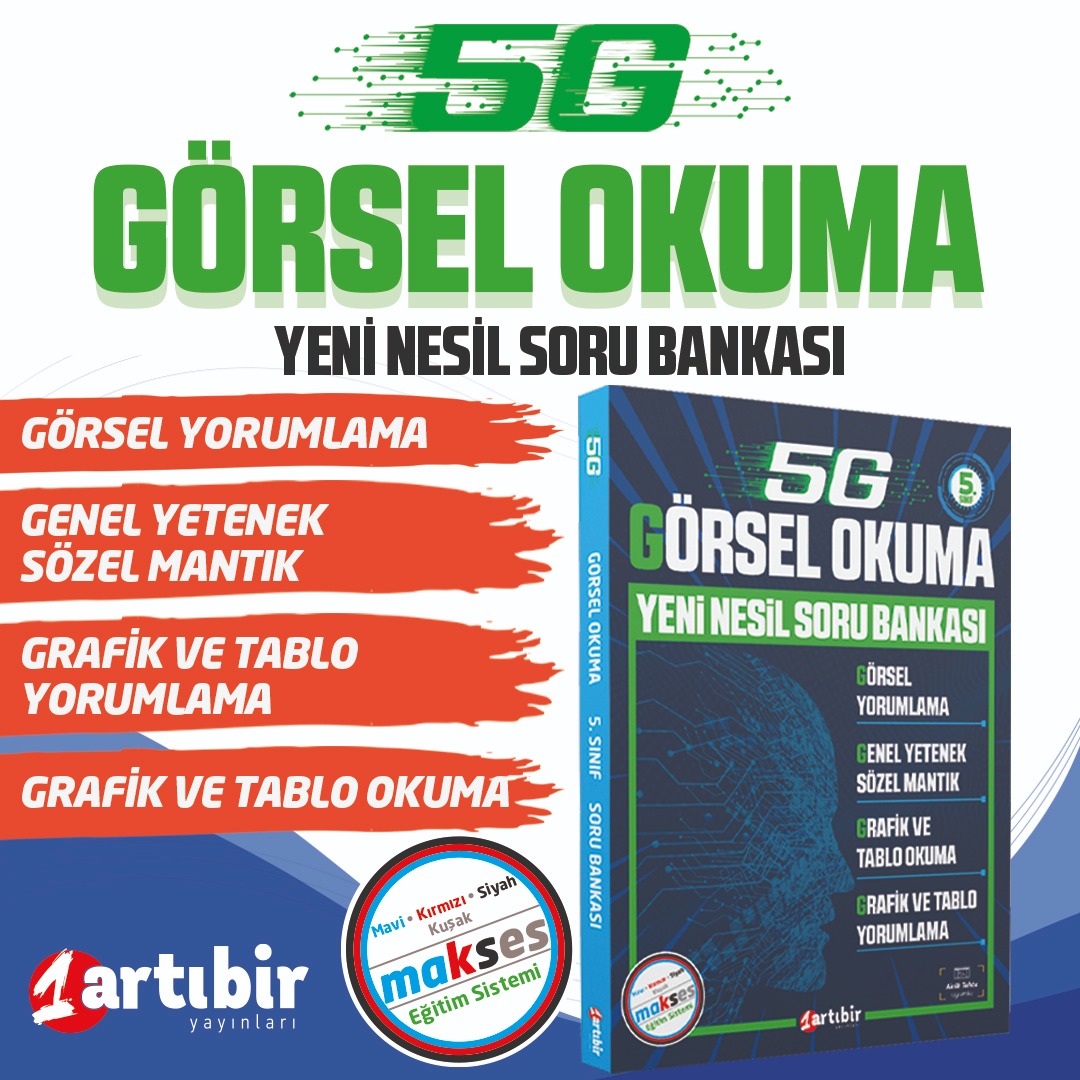 5. Sınıf 5G Görsel Okuma Yeni Nesil Soru Bankası
