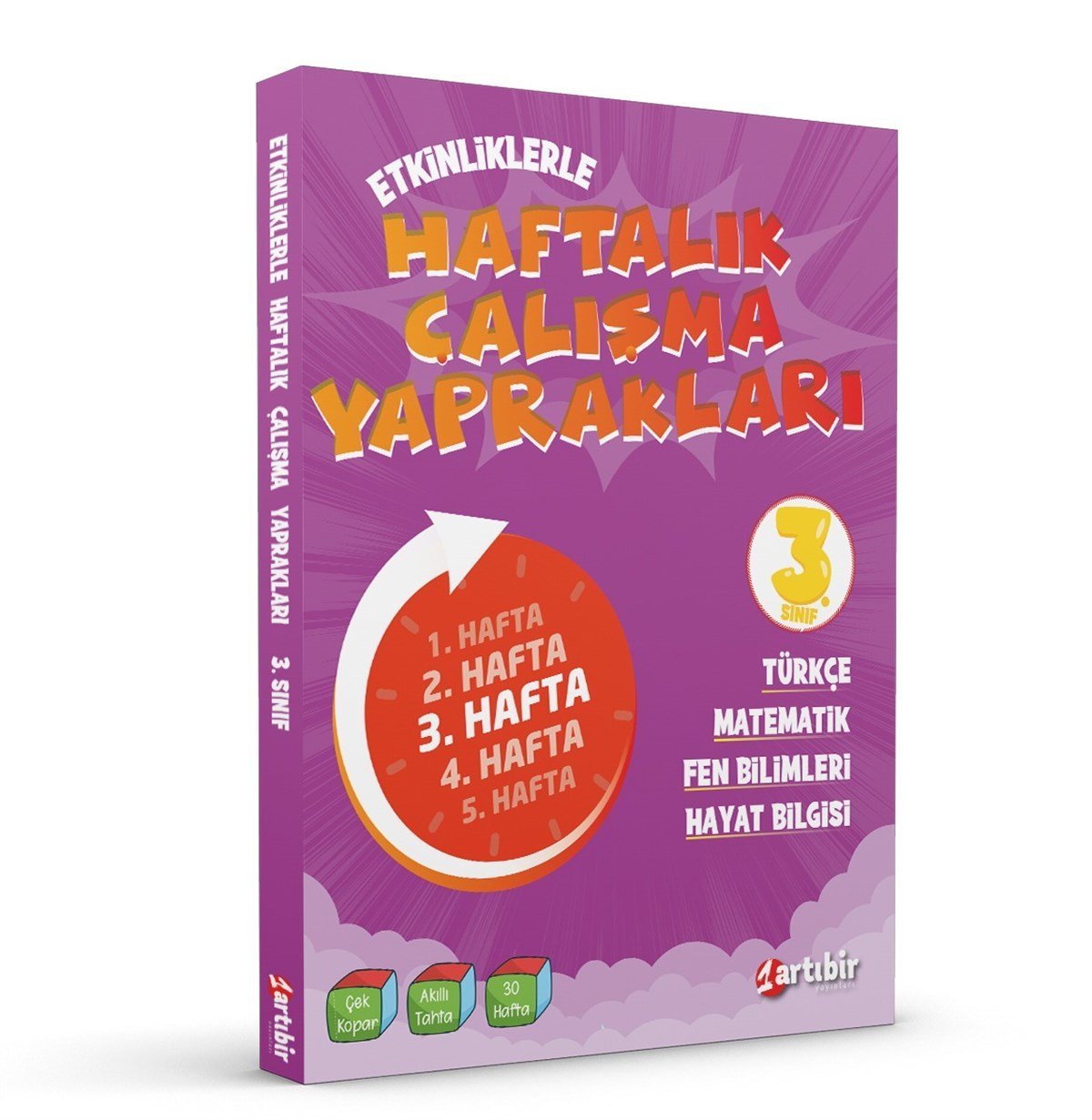 Artı Bir Yayınları - 3. Sınıf Etkinliklerle Haftalık Çalışma Yaprakları