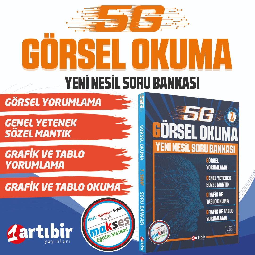7. Sınıf 5G Görsel Okuma Yeni Nesil Soru Bankası