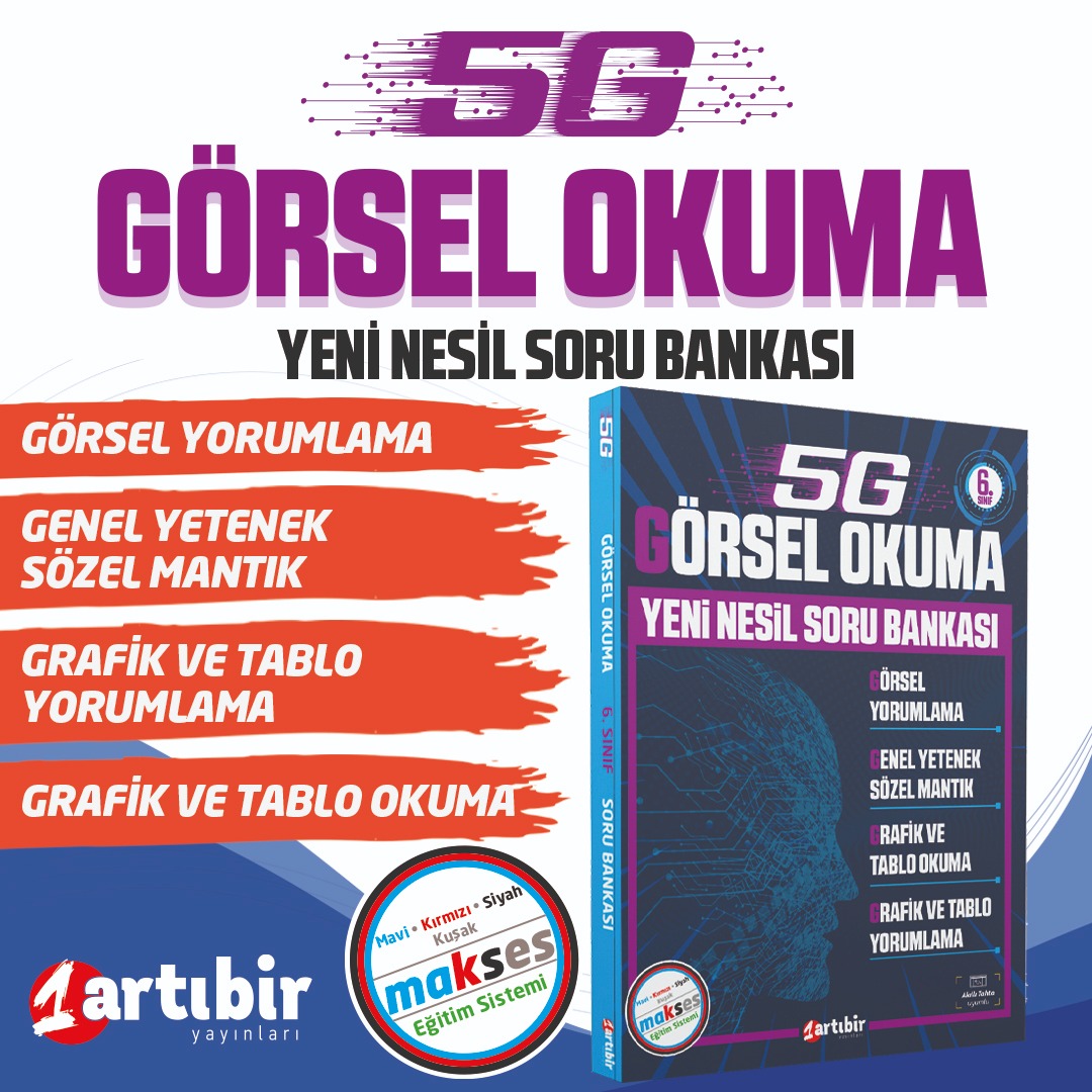 6. Sınıf 5G Görsel Okuma Yeni Nesil Soru Bankası