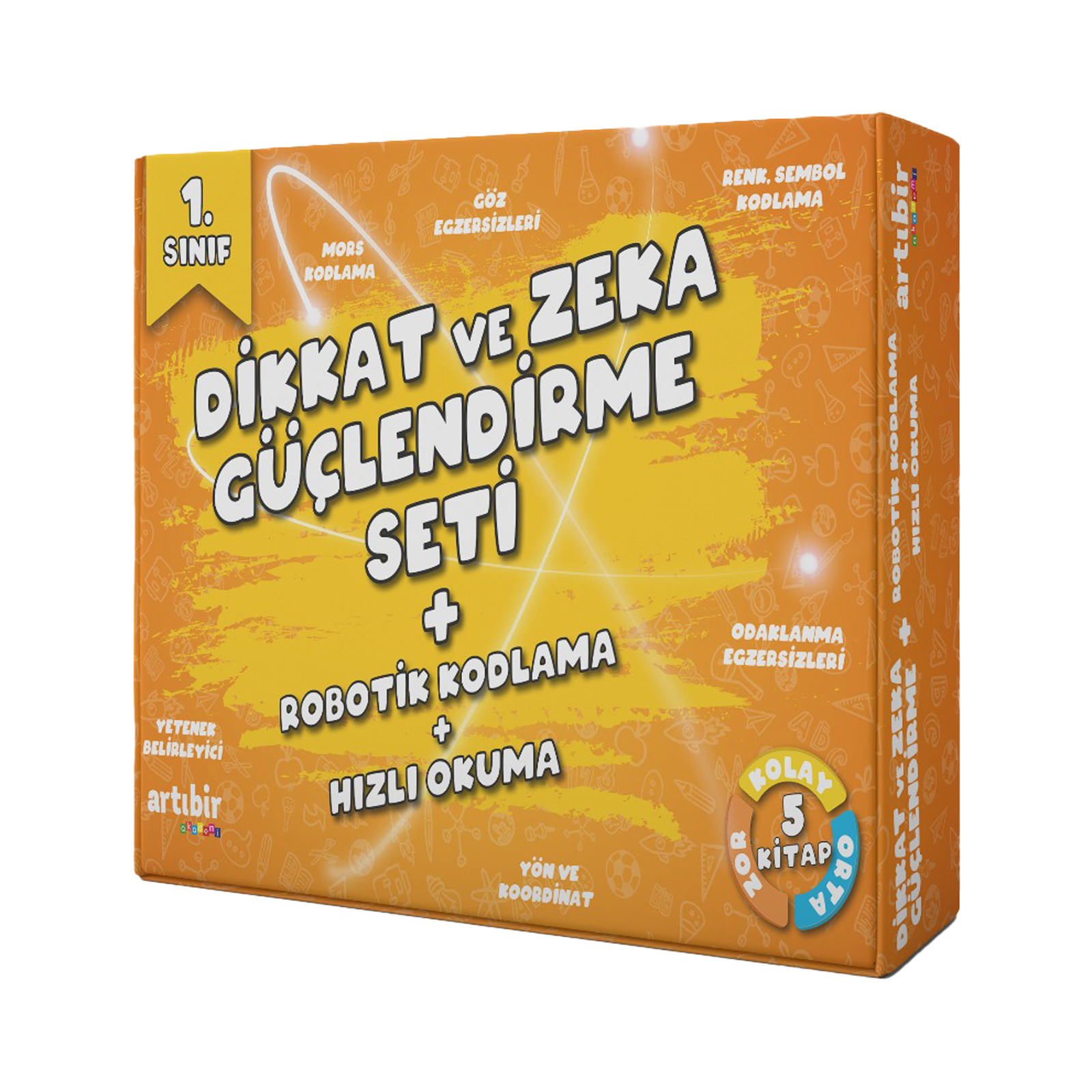 Artı Bir Yayınları - 1. Sınıf Dikkat ve Zeka Güçlendirme Seti
