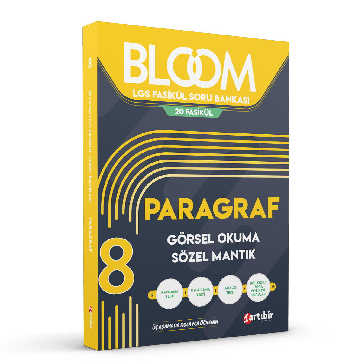 Artı Bir Yayınları - 8. Sınıf Bloom Paragraf Görsel Okuma Sözel Mantık Lgs Fasikül Soru Bankası