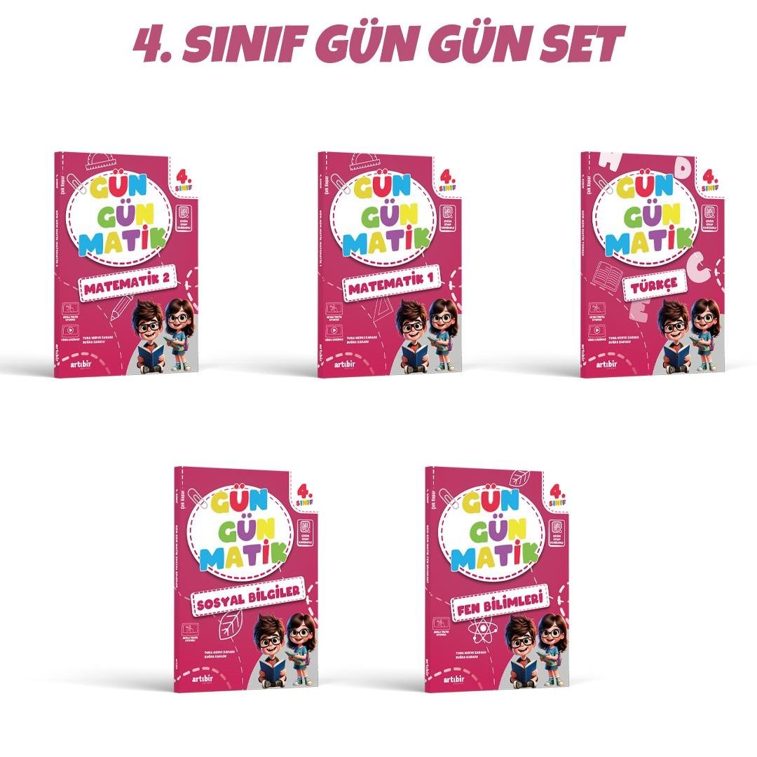 Artı Bir Yayınları - 4. Sınıf Gün Gün Matik Set