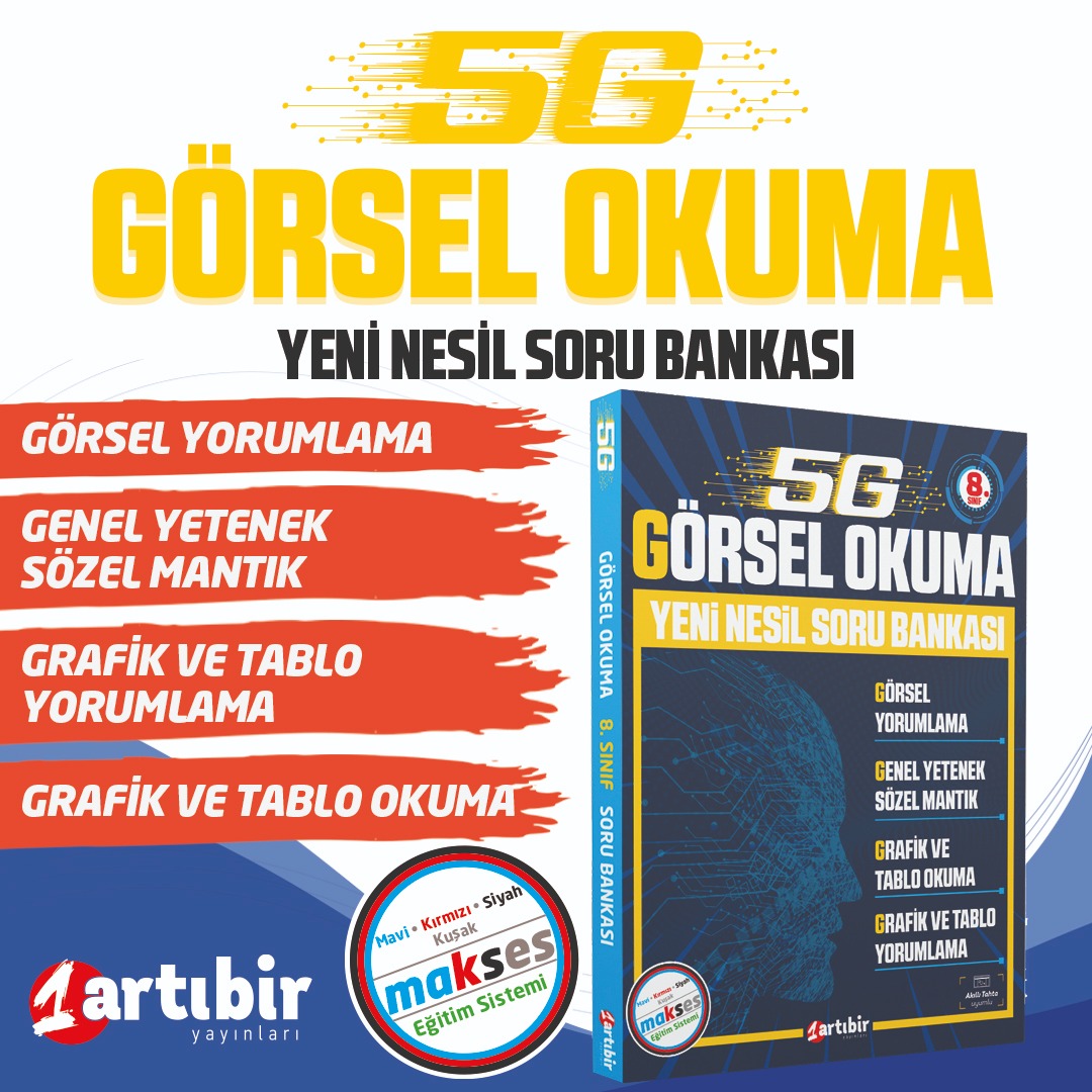 8. Sınıf 5G Görsel Okuma Yeni Nesil Soru Bankası
