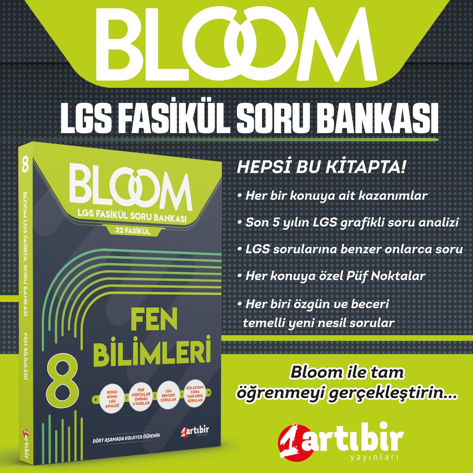 8. Sınıf Bloom Fen Bilimleri LGS Fasikül Soru Bankası