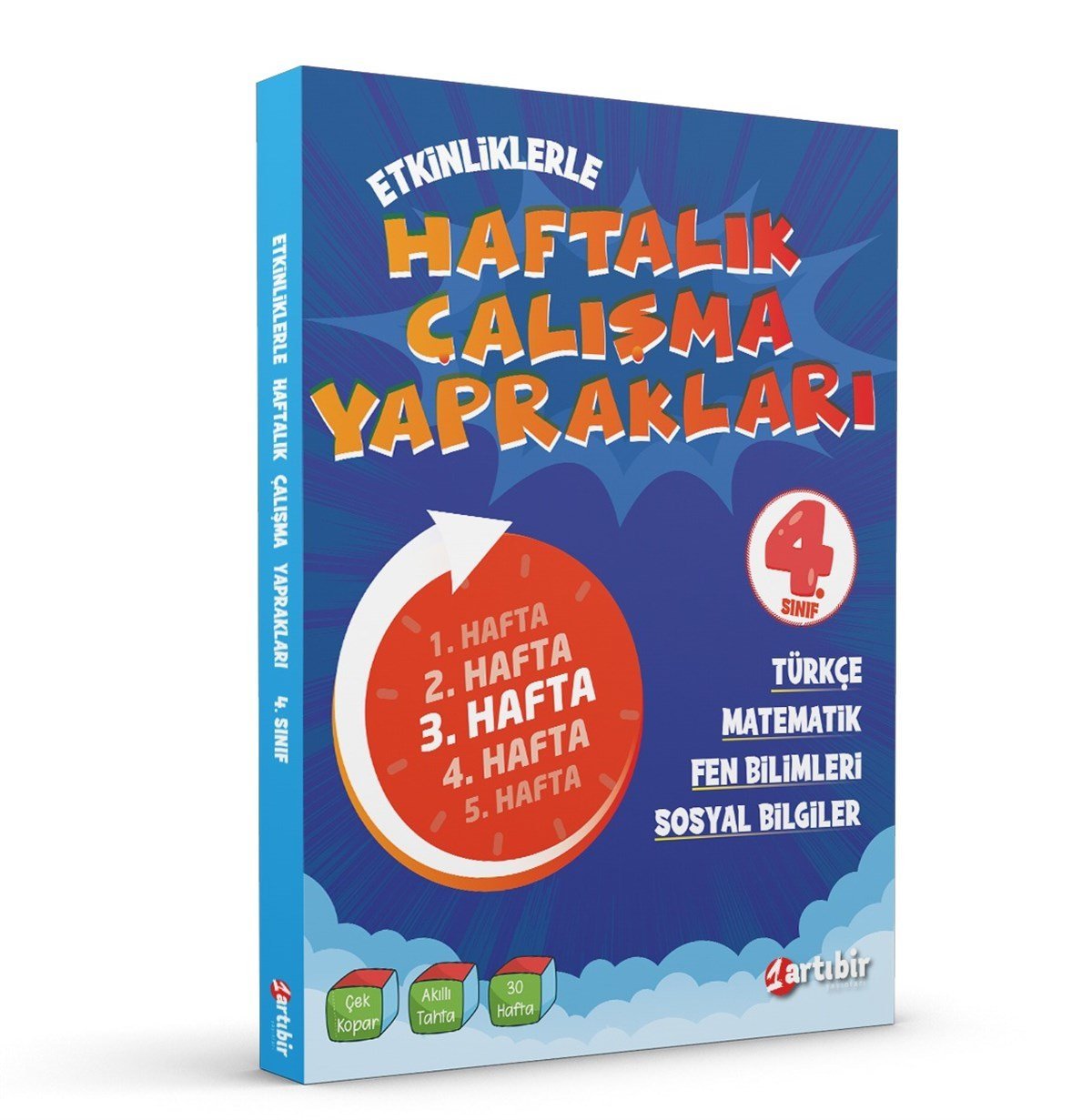 Artı Bir Yayınları - 4. Sınıf Etkinliklerle Haftalık Çalışma Yaprakları