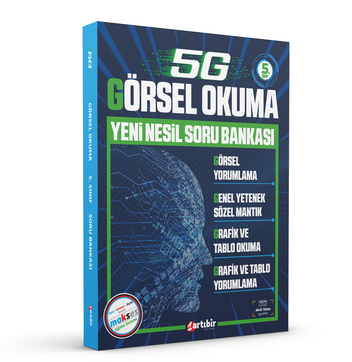 Artı Bir Yayınları - 5. Sınıf 5G Görsel Okuma Yeni Nesil Soru Bankası