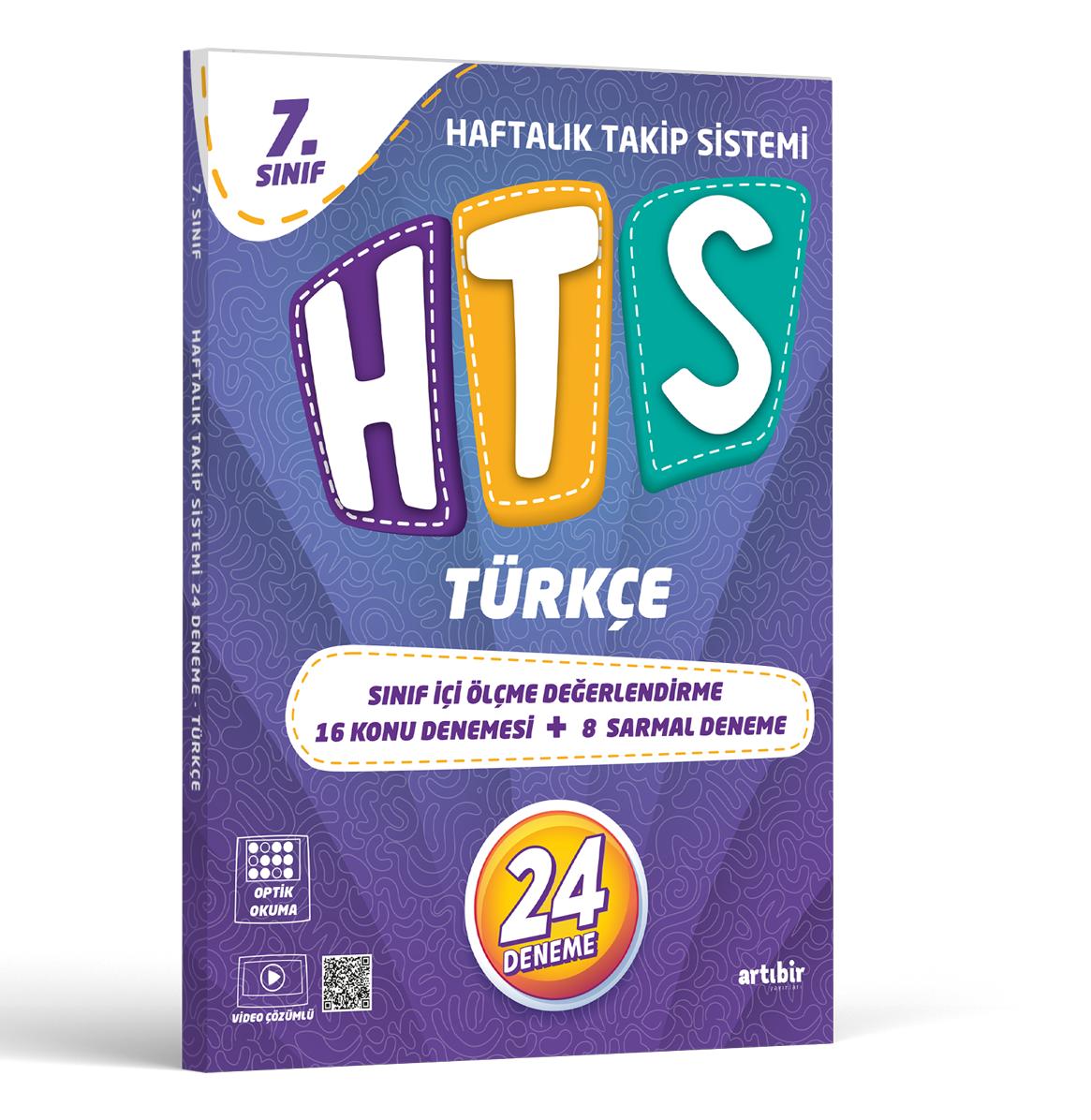 Artı Bir Yayınları - 7.Sınıf Hts Türkçe Deneme (Haftalık Takip Sistemi)