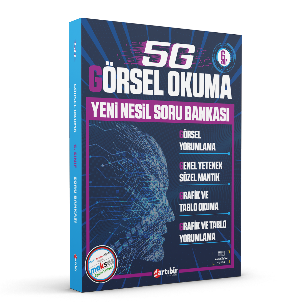 Artı Bir Yayınları - 6. Sınıf 5G Görsel Okuma Yeni Nesil Soru Bankası