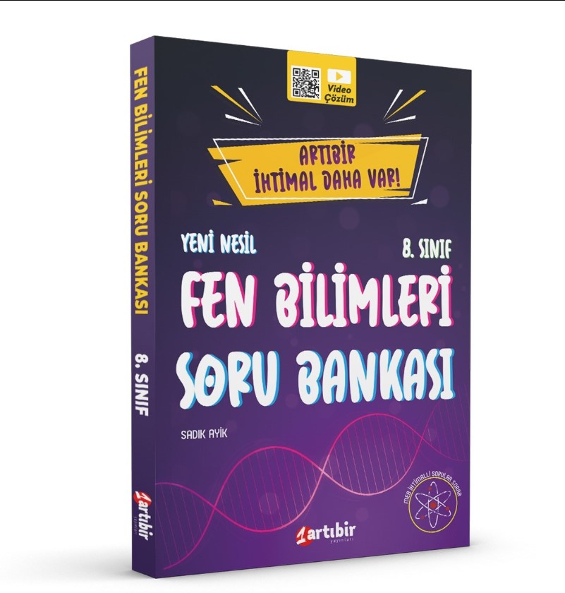 Artı Bir Yayınları - 8. Sınıf Artı Bir İhtimal Daha Var Fen Bilimleri Soru Bankası 