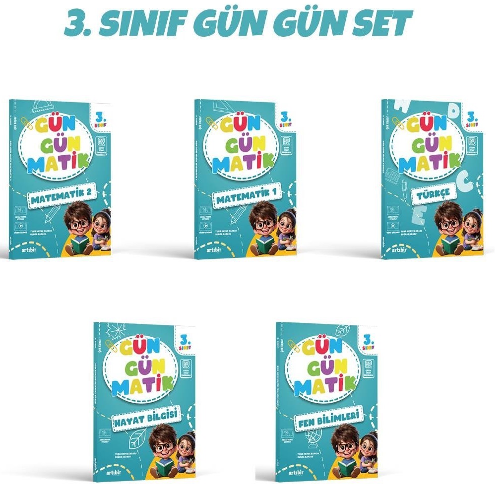 Artı Bir Yayınları - 3. Sınıf Gün Gün Matik Set