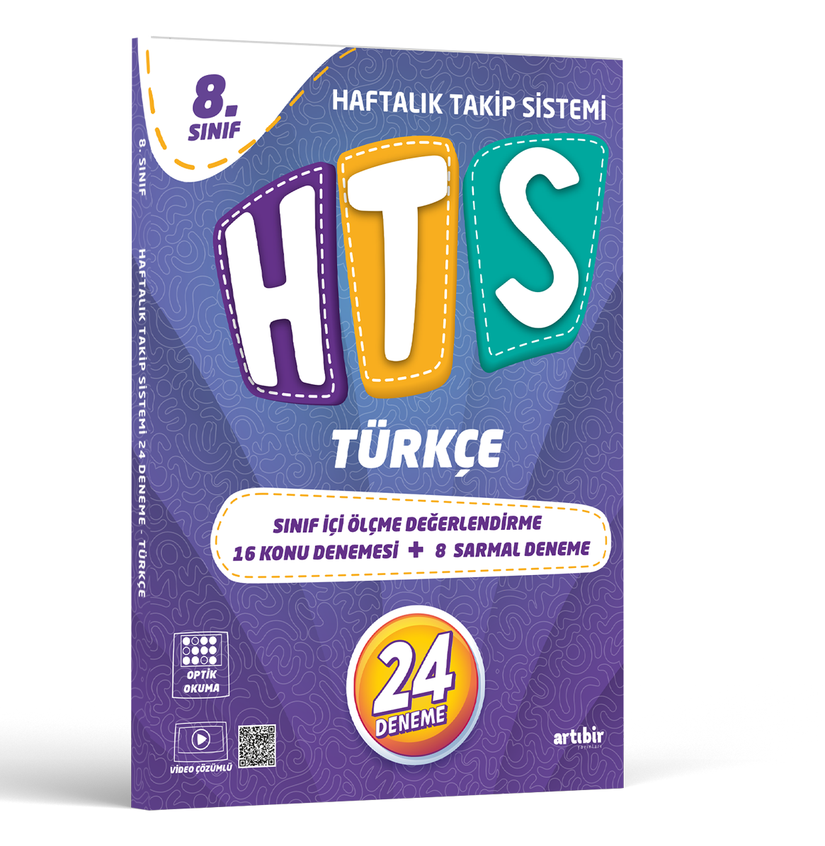 Artı Bir Yayınları - 8.Sınıf Hts Türkçe Deneme (Haftalık Takip Sistemi)